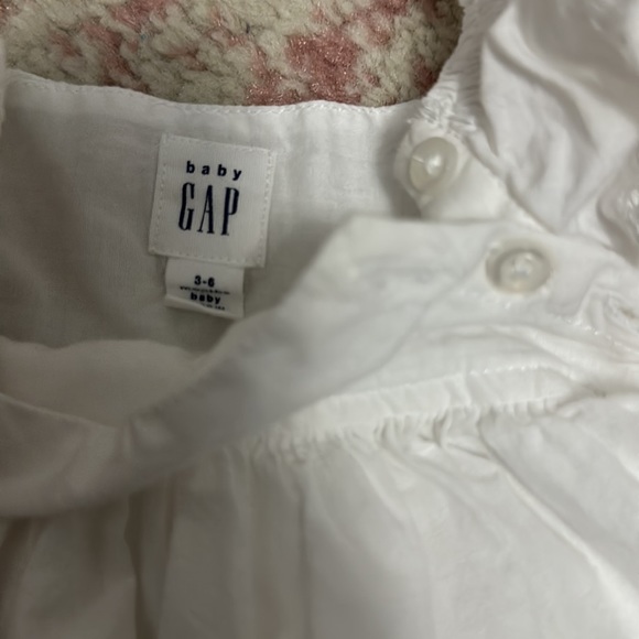 Baby gap formal baby girl white dress size 3-6 months - Picture 2 of 2